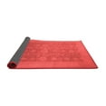 thumbnail image 2 of Ahgly Company Indoor Square Oriental Red Industrial Area Rugs, 4' Square, 2 of 4