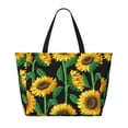 thumbnail image 2 of Gaeub Sunflower 1 Beach Travel Bag, Multi-Pocket Beach Bag, Summer Vacation Bag, Beach Essentials Tote, 2 of 7