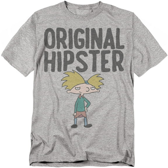 Hey Arnold T-Shirt Original Hipster Unisex Graphic Tee for Men & Women