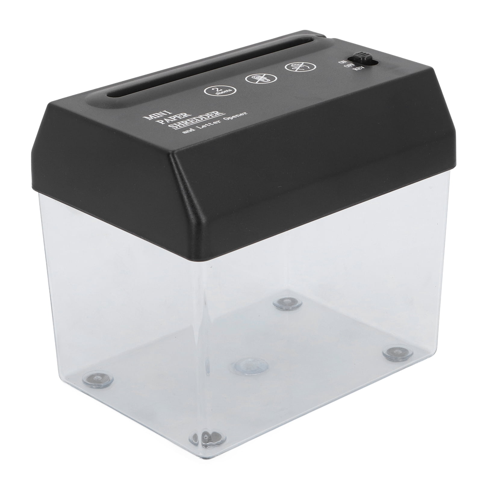 Portable Paper Shredder, 3 Position Sliding Switch Mini Paper Shredder  for Desktop