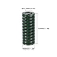thumbnail image 2 of 3D Printer Die Spring, 2 Pack 35mm OD 100mm Long Spiral Stamping Compression Green, 2 of 6