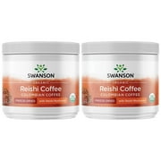 Swanson Organic Reishi Coffee Colombian - Freeze-Dried w/Reishi Mushroom 2 Pack