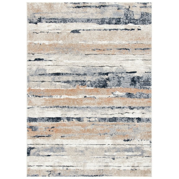 Safavieh Coppertone Rukije Abstract Distressed Rug 5'3" x 7'7" 5' x 8' Indoor Living Room,Bedroom,Dining Room Rectangle