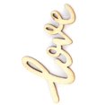 thumbnail image 5 of 90 piezas de adornos de rodajas grabadas con letras de amor de madera TUNC 55*32 mm, 5 of 5