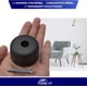 thumbnail image 3 of Paquete de 4 patas de sofá redondas negras, 50 mm de diámetro x 30 mm de alto, adecuadas para gabinetes y muebles con 4 tornillos., 3 of 5