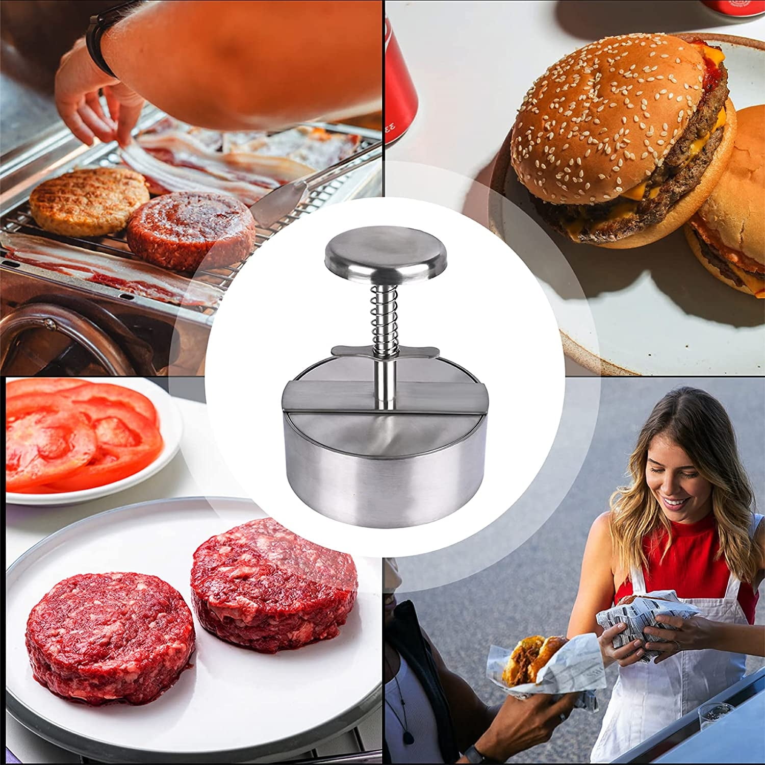 Meat Poultry Tools Ham Press Maker Machine 304 Stainless Steel Kitchen  Cooking With Patty Papers Thermometer 230923 From Daye10, $19.73