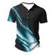 thumbnail image 1 of Mens Casual Pantalones Cortos Impresos Cuello Redondo Suéter Deportes Tee, Fitness Y Casual Hombres Camisetas, 1 of 5