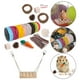 thumbnail image 1 of de juguetes para masticar hámster, paquete juguetes de hámster de natural y accesorios para jaula, conejillo de , juguetes A Colco pelota de ejercicio para hámster, 1 of 8
