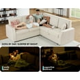 thumbnail image 5 of VanAcc 85" Sleeper Sofa Bed, Reversible L-Shape Sectional with Storage, 5 of 8