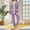 Purple, variant on Pajama Set for Women 2 Piece Fashionable Solid-color Fall/Winter Thick and Warm Fleece Comforter Set with Elastic Waist and Coral Fleece Pajamas with Pockets Free Size