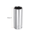 thumbnail image 2 of Unique Bargains 15/16' 6 Point Deep Socket 1/2' Drive 3' Length SAE Sizes Chromium Vanadium Steel, 2 of 5