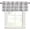 Black Gray, variant on Beige Buffalo Plaid Rod Pocket Curtain Valance, Farmhouse Modern Checkered Farmhouse Window Valance for Living Room, Bedroom, Kitchen 42"W x 12"L