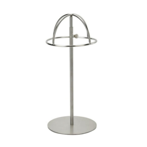 Estante de exhibición de sombreros de escritorio, resistente y multiusos para sala de estar, hogar, tienda, salón Plata