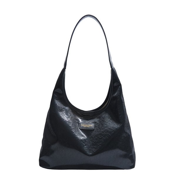 Bolso Casual Hombro Gran Capacidad Suave Cuero PU Sólido ()