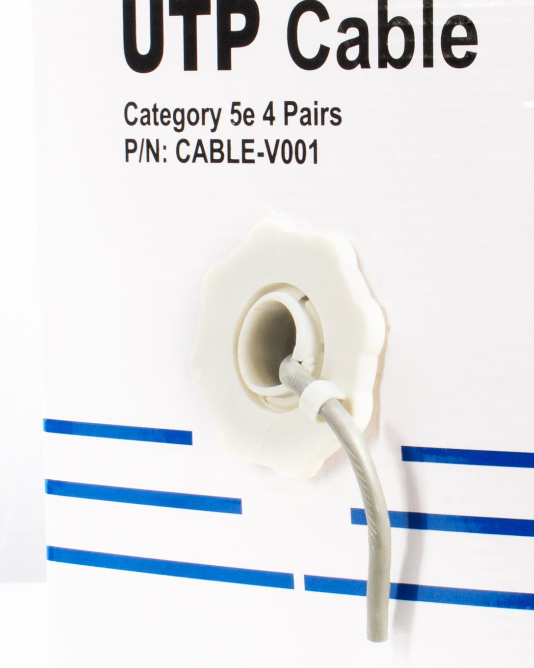 VIVO 1,000ft bulk Cat5e LAN Ethernet Cable Wire UTP Pull Box 1000 ft Cat-5e Grey