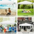 thumbnail image 5 of COBIZI 10x10 Pop Up Canopy Tent Without Sidewall, UPF 50+ Waterproof Outdoor Canopy, Instant Tent Portable Canopies Gazebo for Commercial Shade Party Backyard with 4 Sandbags(White), 5 of 6