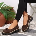 thumbnail image 5 of Bkhluea Women Knotted Platform Loafer Shoes Slip On Comfortable Footwear For Office Work Daily Casual Outdoor Activities, 5 of 7