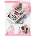 thumbnail image 5 of EEEkit Clear Backpack, Waterproof PVC Bookbag with Adjustable Straps for School Travel, 5 of 8