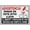 Warning Sign 6, variant on Spanish Stealing Will Lead To Arrest Sign 8"x12", Aluminum Tin Warning Signs for Home Outdoor Garden, High Visibility Bilingual Security Sign