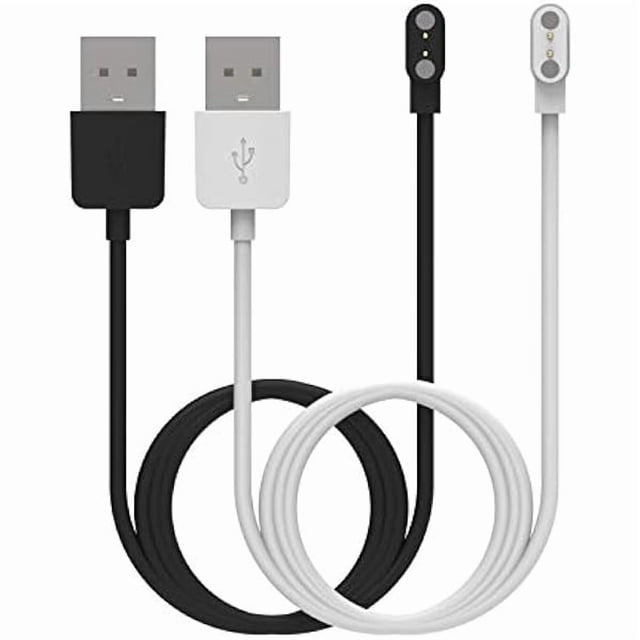 ccwmincc Charger Cable Intended for ALPHAGEAR Raptor PRO/Bravo XL/Bravo Smart Watch Charger 1.6ft USB Portable Mag-netic Charging Cord Replacement Charger (Black&Black)