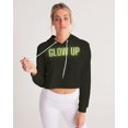 thumbnail image 2 of Black Glow up Women's Cropped Hoodie, 2 of 8