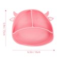 thumbnail image 2 of 1Pc Silicone Children Food Service Plate Suction Food Plate Household Dish, 2 of 8