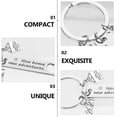 thumbnail image 2 of MLINS New Adventure House Theme Keychains Gifts Made of Stainless Steel Silver Color 2pcs, 2 of 8