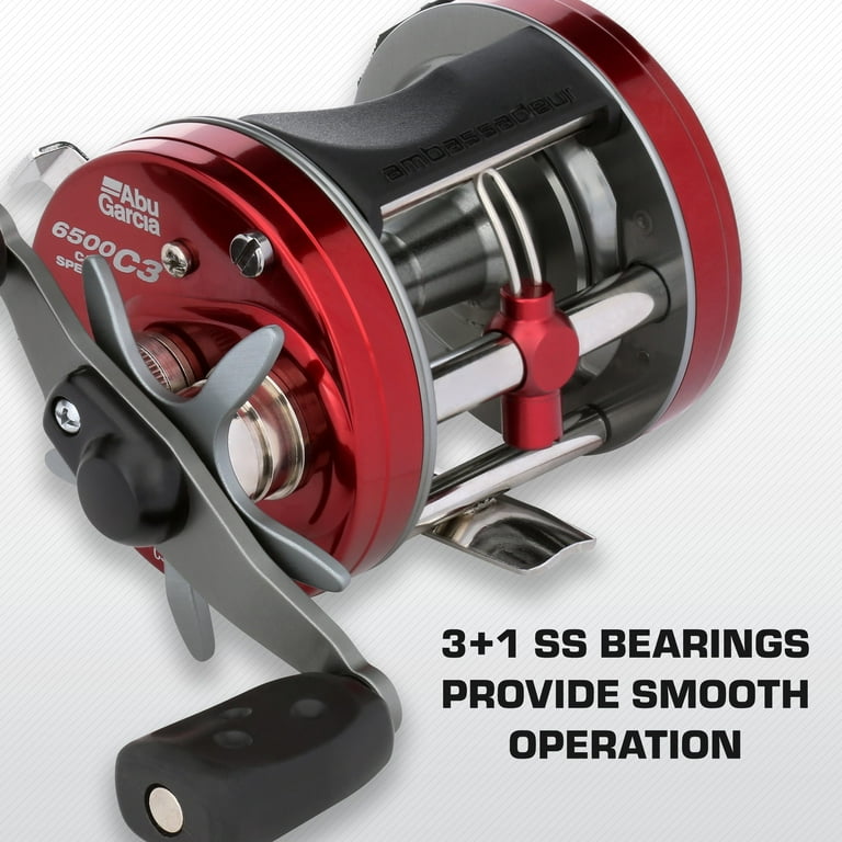 Abu Garcia C3 Carp Special Round Reel, 6500 Size Fishing Reel - Walmart.com