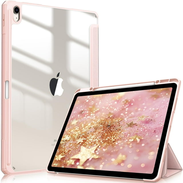 Funda Fintie Hybrid Slim para iPad Air de 13 pulgadas (M3) 2025, color rosa