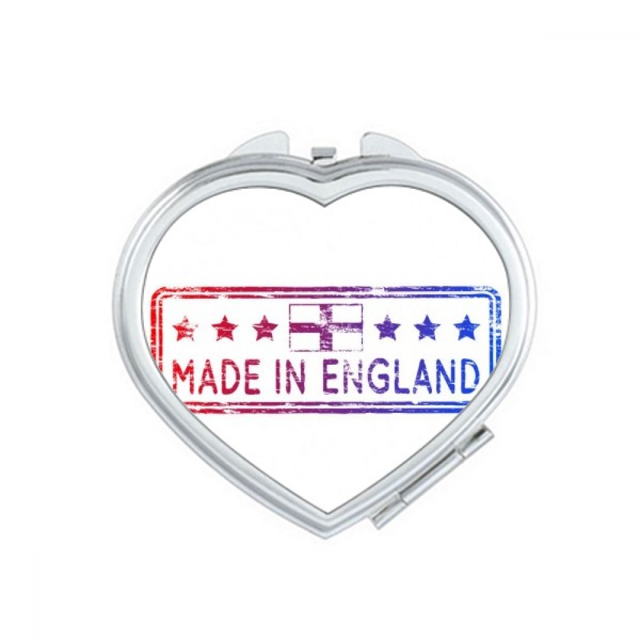 UK England Landmark Flag Pattern Mirror Travel Magnification Portable Handheld Pocket Makeup