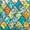 Yellow-blue, variant on Reeded Glass Window Privacy Film, Decorative Frosted Glass Window Film for Bathroom & Front Door, 3D Static Cling Window Coverings Day and Night Privacy Sun Heat Blocking (29.5 x 118 Inch)