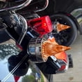 thumbnail image 2 of Smoke Bomb Turn Signal Lens Cover for Touring Road Glide Road 3-1/4 Inch Flat Turn Signal Light B, 2 of 5