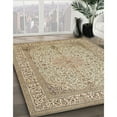 thumbnail image 3 of Ahgly Company Machine Washable Indoor Rectangle Traditional Brown Area Rugs, 8' x 12', 3 of 7