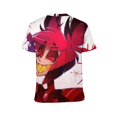 thumbnail image 3 of Hazbin Hotel Alastor Unisex Short Sleeve T Shirt Daily Novelty 3D Printed T-Shirts Soft Comfortable Tee Shirt Top For Men And Women, 3 of 7