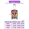 thumbnail image 5 of Retro Surfing Saint Bernard in Cool Sunglasses Hello Summer Waves Travel Luggage Cover St Dog Lover Suitcase Dust Protective Decor - 10001, 5 of 5