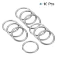 thumbnail image 3 of 30mmx38mm Dia 304 Stainless Steel O Ring Seamless Welded O-Ring for DIY 10 Pack, 3 of 5