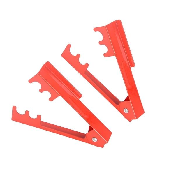 Rose Thorn Remover Clamp Tool Set 2-Piece Iron Floral Bouquet Thorn Lock Clamp for Florists