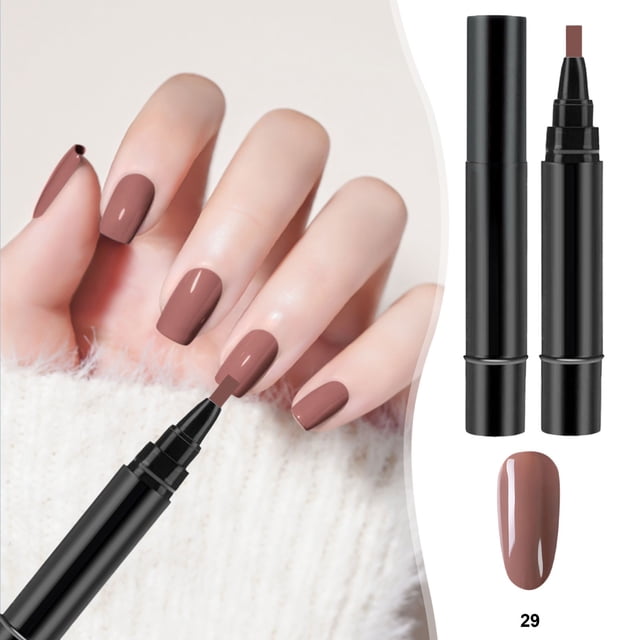 Pincel para esmalte de uñas en gel, para manualidades, para dibujo, para manicura, con LED, 8 ml