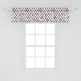 thumbnail image 2 of Ambesonne Fruit Window Valance, Watermelon Slice, 42" x 12", Blush White Dark Grey, 2 of 3
