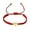 E-Red, variant on Gold Heart Initial Bracelets for Women - 26 Letters Initial Charm Bracelet Handmade Black Red Rope Braided Adjustable Jewelry for Mom Daughter Best Friend Birthday Mother's Day Gift