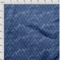 thumbnail image 3 of oneOone Polyester Lycra Medium Blue Fabric Batik Sewing Material Print Fabric By The Yard 56 Inch Wide - AI, 3 of 4