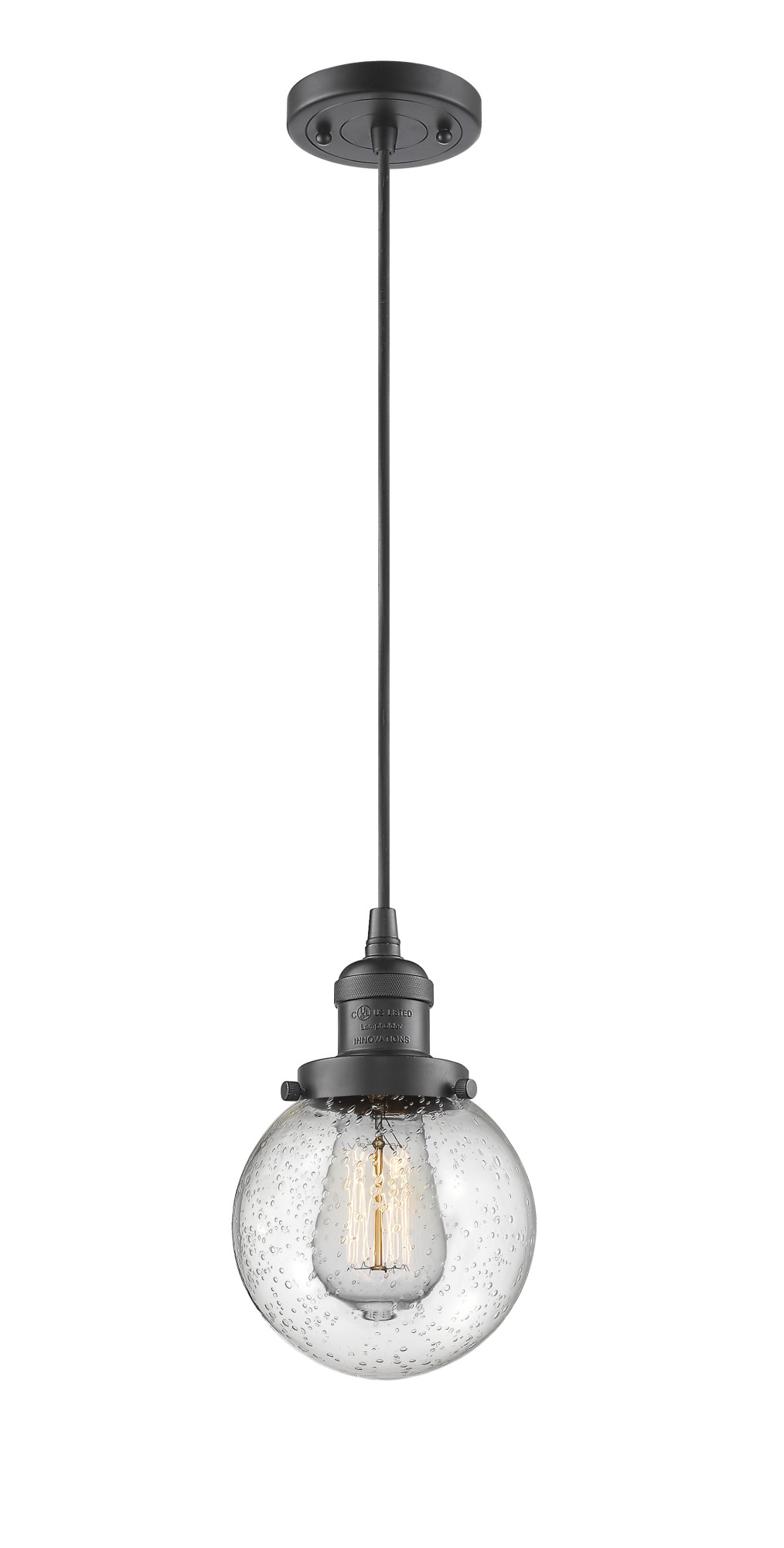Innovations Lighting 201C6 Beacon Beacon 1 Light 6" Wide Mini Pendant