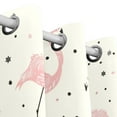 thumbnail image 3 of Flamingoes Full 54×55 Inch Black Out Curtains 2 Packs Aesthetic for Bedroom Living Room Sliding Glass Doors Kitchen Windows, 3 of 5