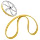 thumbnail image 4 of Band Saw Tire Woodworking Non-slip Rubber Tire Replacement Parts Compatible with 8 Inch Band Saw Wheel Tire Yellow SZRH AV, 4 of 5