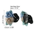 thumbnail image 4 of Unique Bargains 1 Pc Fashion Elegant Hair Net Bag Hairdo Clip for Women 4.72"x2.56"x1.38" Blue, 4 of 5