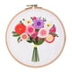 thumbnail image 1 of Kit de punto de cruz impreso para manualidades, con hermosos diseños florales. Multicolor 1, 1 of 9