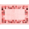 thumbnail image 1 of Ahgly Company Indoor Rectangle Solid Red Modern Area Rugs, 5' x 8', 1 of 4