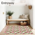 thumbnail image 3 of ODIKA 8'x10' Machine Washable Non-Slip Area Rug, Enchanted Rose Garden Pillow Making Supplies High Traffic Rug, Pink, 640544, 3 of 5