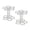 S, variant on mdesiwst 2Pcs Vase Flower Frog Reusable Clear Flower Arrangement Holder Flower Stem Holder Grid for Arranging Flowers Wedding Bridal Shower Party Decor