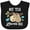 AB-Black, variant on Inktastic My Tia Loves Me with Sloth and Hearts Boys or Girls Baby Bib